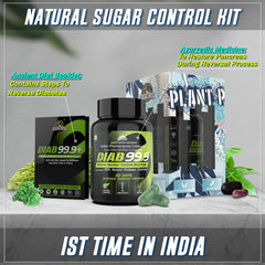YogaManLab® Diab 99.9 Type-2 Ayurvedic Sugar Reversal Program | Get Free Doctor & Dietitian Reversal Consultation | 100% Natural