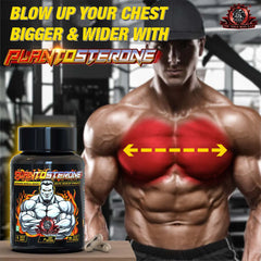 YogaManLab® PLANTOSTERONE - Muscle Building & Testo-Boosting Ayurvedic Supplement | Helps Gain Muscle Size & Weight, with Increase in Sexual Drive | 100% Natural