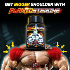 YogaManLab® PLANTOSTERONE - Muscle Building & Testo-Boosting Ayurvedic Supplement | Helps Gain Muscle Size & Weight, with Increase in Sexual Drive | 100% Natural