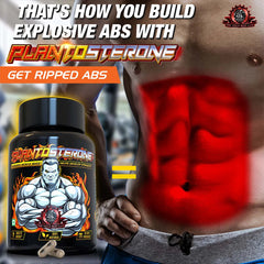 YogaManLab® PLANTOSTERONE - Muscle Building & Testo-Boosting Ayurvedic Supplement | Helps Gain Muscle Size & Weight, with Increase in Sexual Drive | 100% Natural