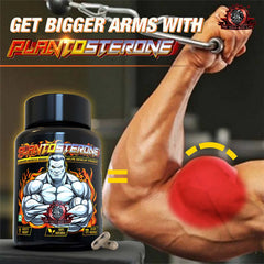 YogaManLab® PLANTOSTERONE - Muscle Building & Testo-Boosting Ayurvedic Supplement | Helps Gain Muscle Size & Weight, with Increase in Sexual Drive | 100% Natural