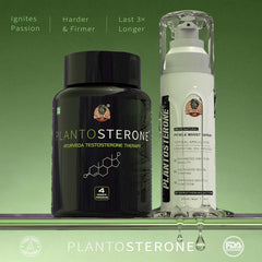YogaManLab® PLANTOSTERONE - Male Drive Libido Booster Ayurvedic Supplement | Enhances Bedroom Performance | 100% Natural & Ayurvedic