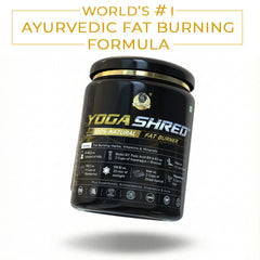 YogaManLab® YOGA SHRED - Burn Fat At-Home Ayurvedic Supplement Powder(Women) | Helps in Weight Loss & Boosting Energy | Ayurvedic & 100% Natural